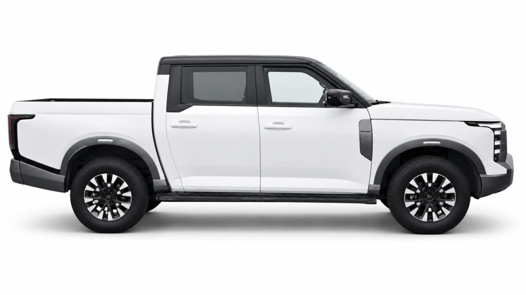 New Nissan Frontier Pro ICE 4WD pickup truck on a white background